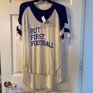 NWT Boutique Football TShirt